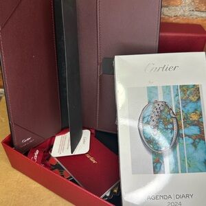 Cartier Black Agenda Diary Set 2024